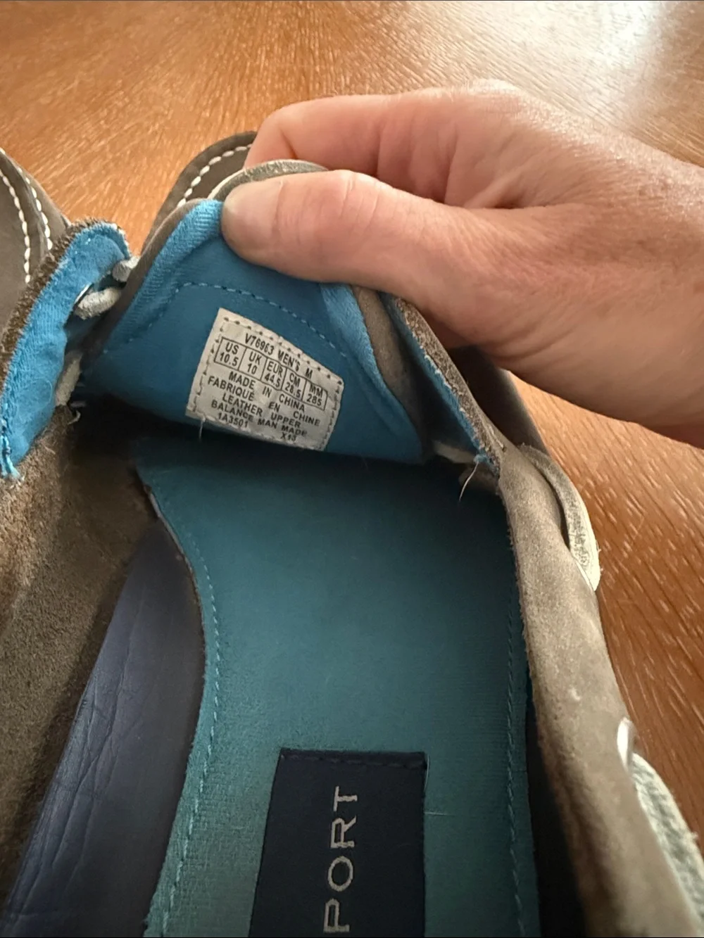 ROCKPORT loafers boat shoes blue sole